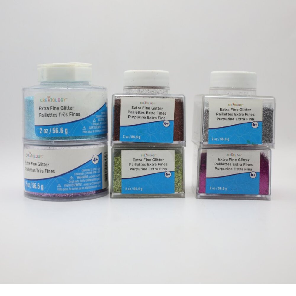 Set of 6 Creatology Extra Fine Glitter